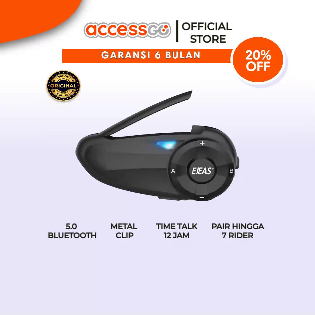 EJEAS Q7 Bluetooth Radio FM Intercom Helm 7 Rider Helmet