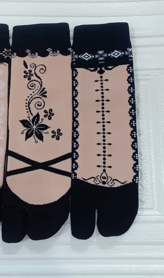 kaos kaki jempol motif muslimah diatas mata kaki Dewasa Wanita Tebal Pendek