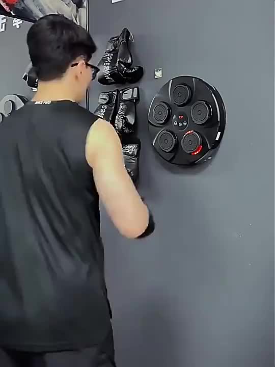 【On Time】Music Boxing Boxing Elektrik Board Papan Tinju Musik Rumah Tangga Alat Latihan Tinju