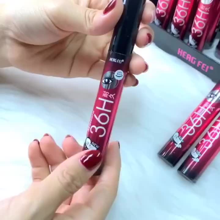 Maskara 36H Black Slender Flexsible Maskara Natural Melentikkan Bulu Mata LA252