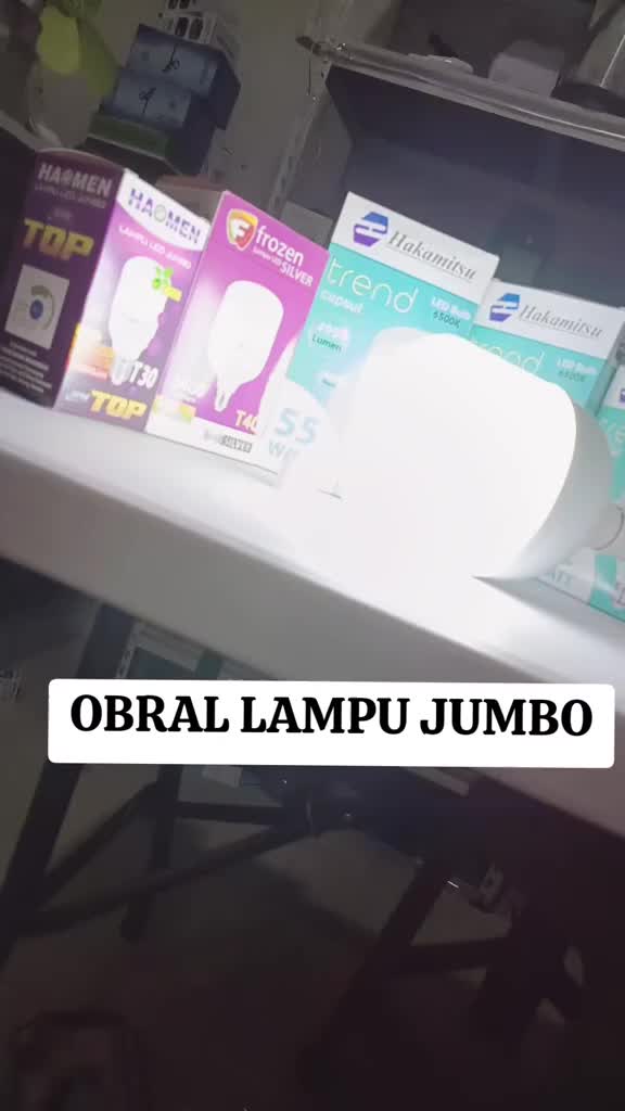 Lampu Led T-Bulb Jumbo Hakamitsu 5W 10W 15W 20W 25W 30W 40W 60W - Hemat Listrik Sampai 85%
