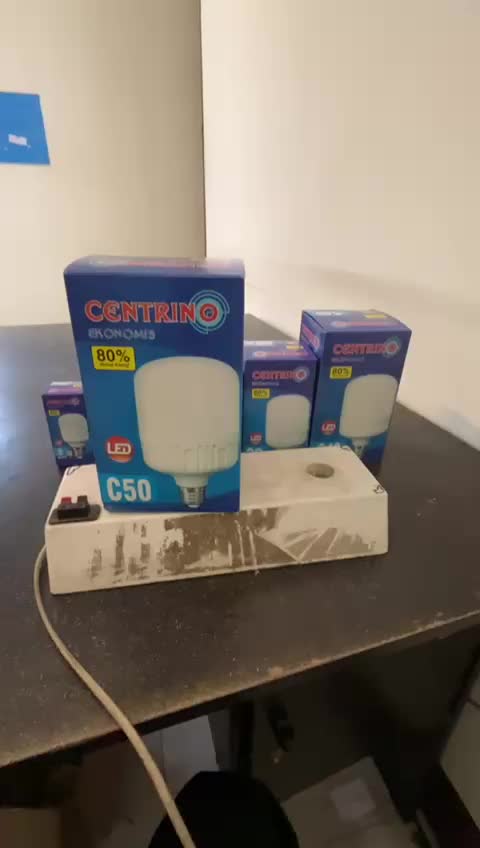 50 Watt 1 Pcs - Lampu LED Jumbo Tabung Cahaya Putih E27 Garansi 1 Bulan / Lampu LED Murah