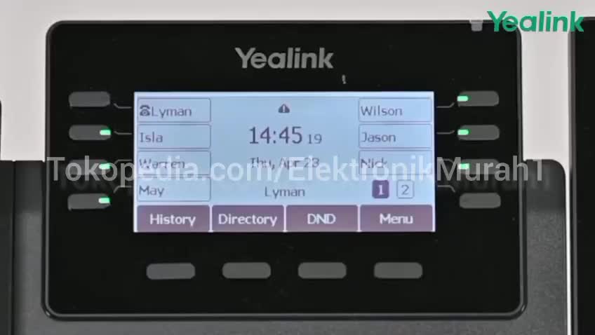 IP Phone Yealink SIP-T43U Well-Rounded IP Phone [ POE ]