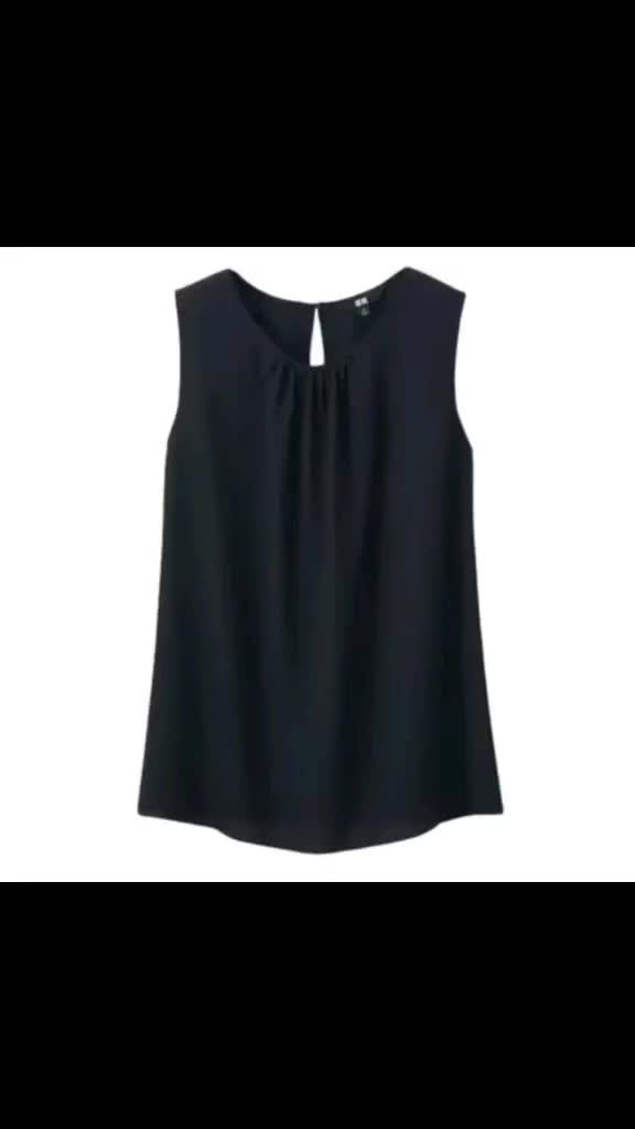 Inner Sleves Atasan Tanpa Lengan Simple Wanita Jumbo Polos Katun Basic Cantik Nyaman Tank Panjang Pendek Tebal Rompi Hitam Panjang Pendek Dalaman Lembut Top  Soft Casual Stretch Layer Outer inner tank top