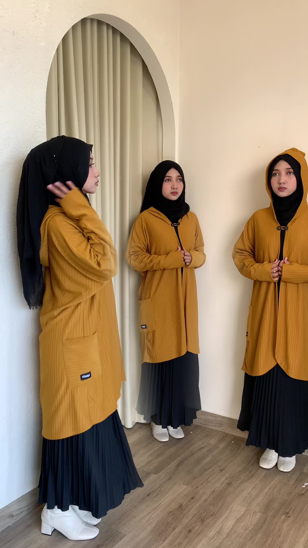 Hijacket Sylvania Outwear Cardigan Jacket Original Panjang Jaket Outer Wanita