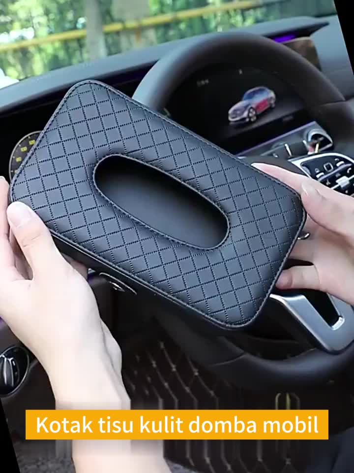 Kotak tisu mobil/kotak tisu gantung/kotak tisu gantung sun visor mobil