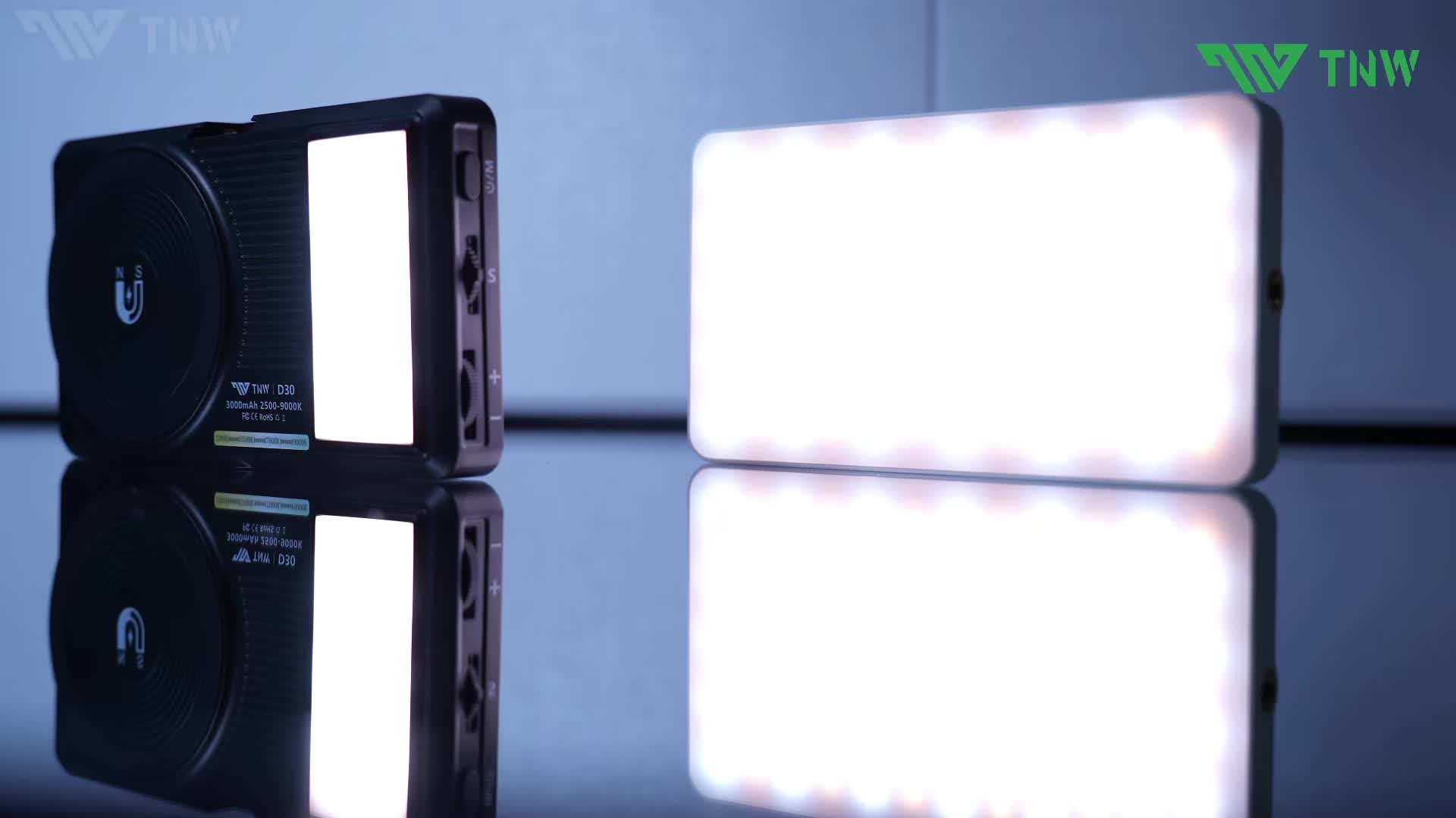 TNW D30 Selfie Light Portable Magnetic Fill Light Mini Dual Light Led Video Lampu Portable Lampu Camera Handphone