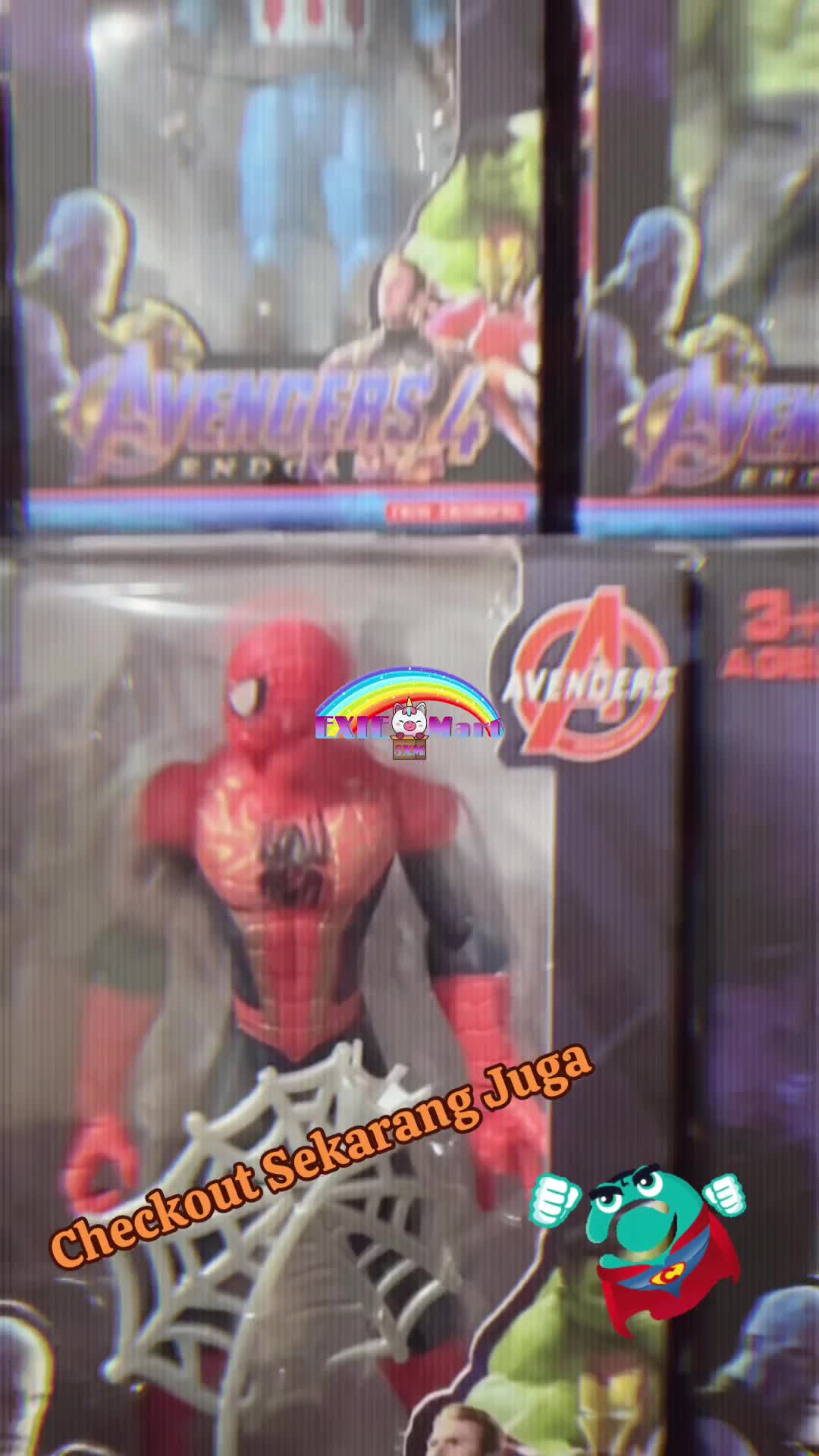 MAINAN ROBOT SUPERHERO ACTION FIGURE DENGAN ACCESORIES SIZE KECIL DAN MEDIUM [2161 -2101 / LD131E] - MAINAN ANAK ROBOT PAHLAWAN SUPERHERO KARAKTER AVENGERS