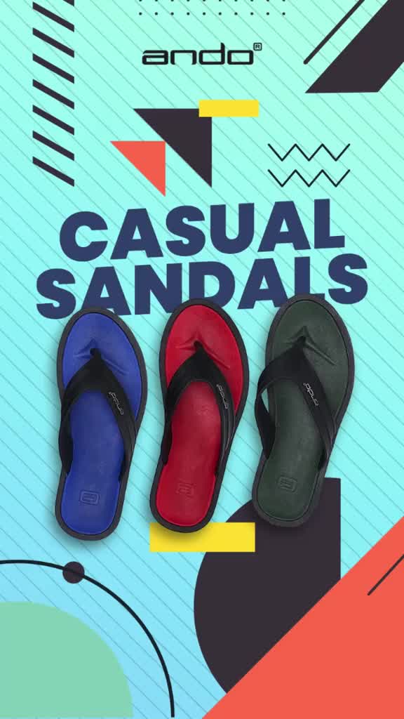 H&N Online Shop - Sandal Jepit Pria - ANDO BOOSTER - Wide Fit - Size 38 - 42 OBRAL !!!