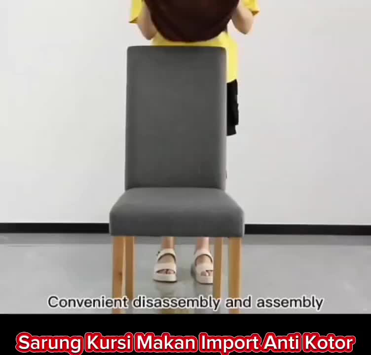 Sarung Pelindung Kursi Makan Elastis Modern / Tersedia size: M L  / Tahan Gores / Cover Kursi Stretch /  Anti Kotor