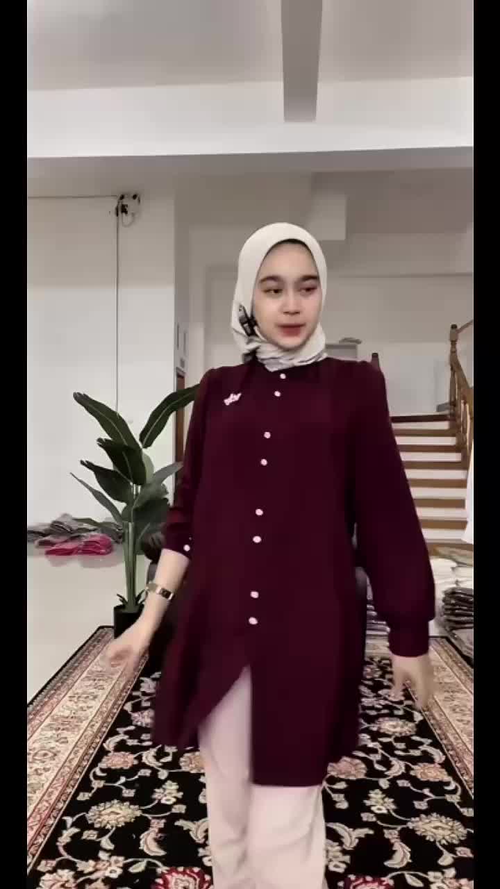 Tifanie Tunik Wanita Bahan Shakilla Ukuran M-XXL LD 120cm
