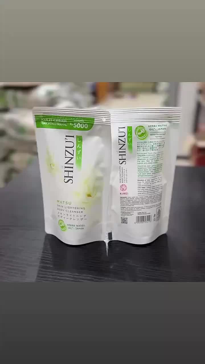 SHINZUI Body Cleanser 85ml REFILL Travel Size - Sabun Mandi Cair | Soap Mencerahkan Kering Tubuh Kotoran Bersihkan