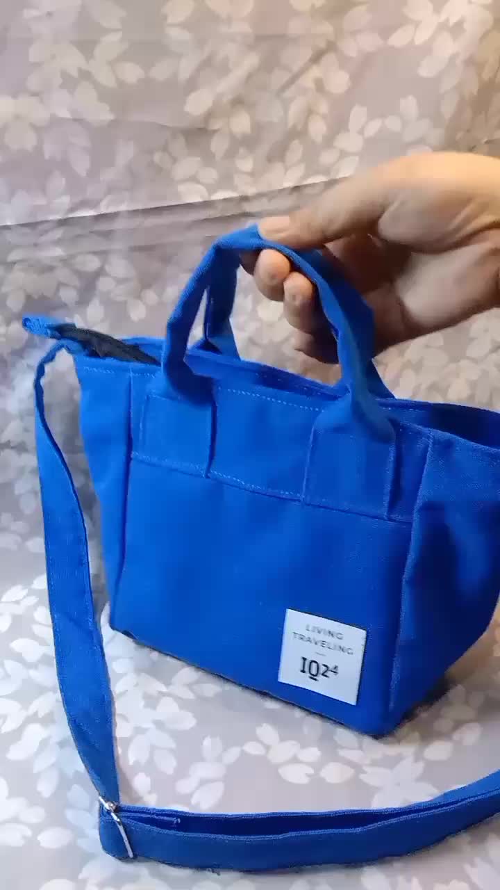 TAS SELEMPANG MINI Canvas-handbags TAS polos Wanita jinjing/Tas DAILY Cream Wanita