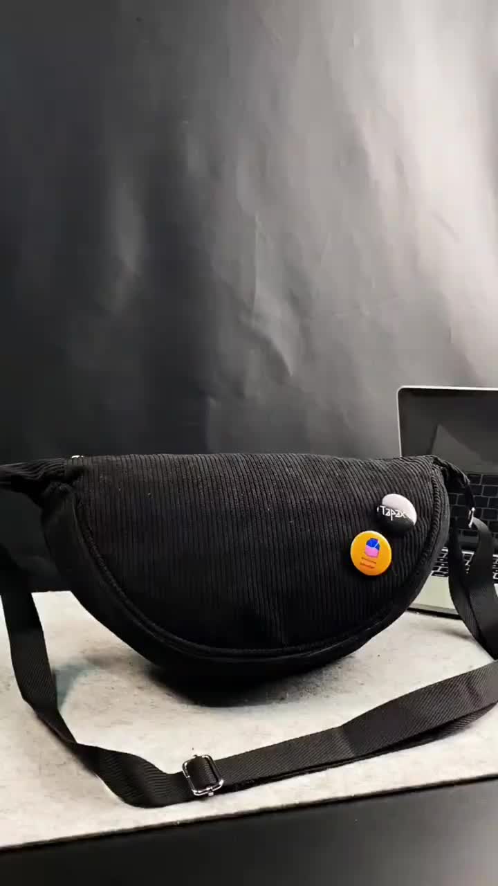 Tas Selempang Corduroy Loly Tas Slingbag Wanita/Pria slempang minimalis