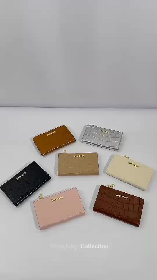JIMS HONEY Dompet Croco Wanita NIERA WALLET Kartu Kulit PU Dompet Perempuan Cewek