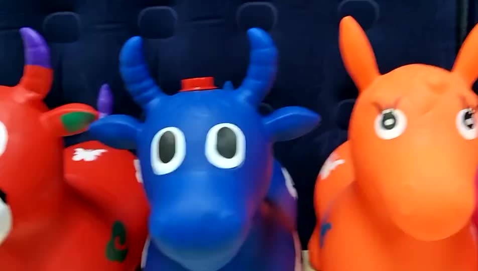 JUMPING ANIMAL KUDA KUDAAN KARET ADA MUSIK DAN LAMPU