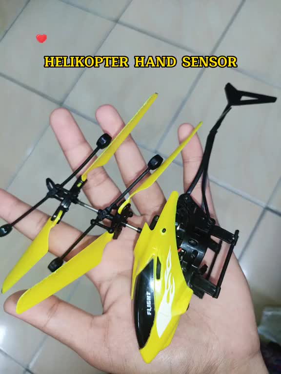 RC Helikopter remote control dan Sensor Tangan - Mainan RC Pesawat ter