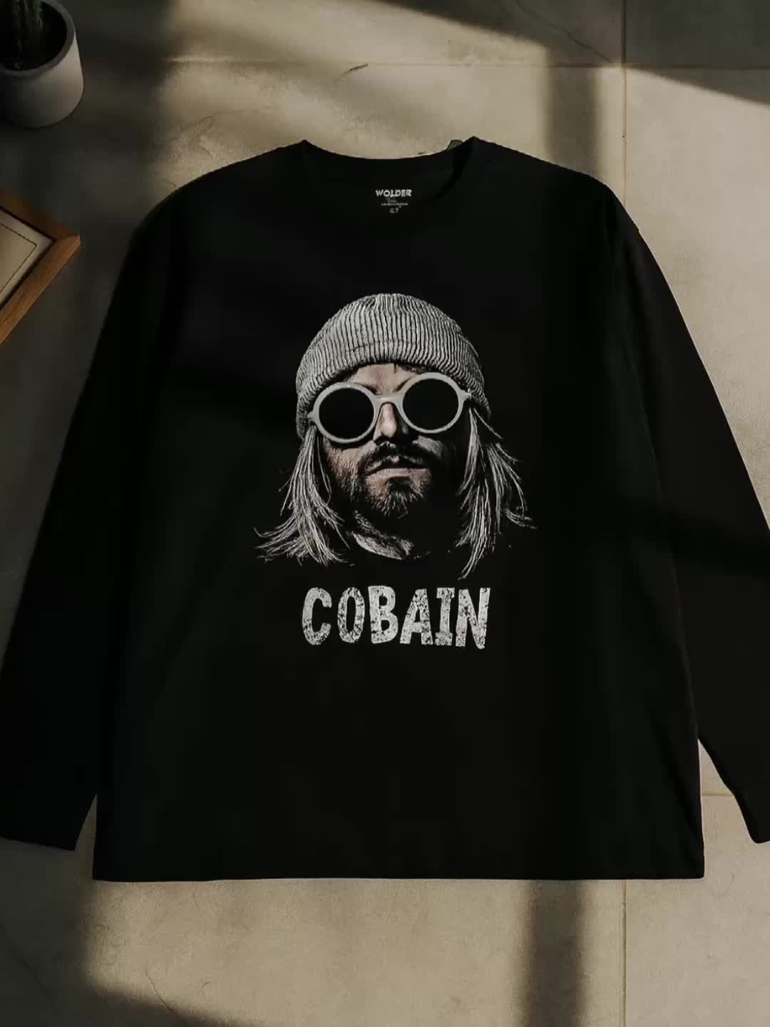 KAOS LENGAN PANJANG COBAIN ORIGINAL / T-SHIRT TANGAN PANJANG PRIA WANITA / LONGSLEEVE TSHIRT BAND DISTRO COTTON UNISEX