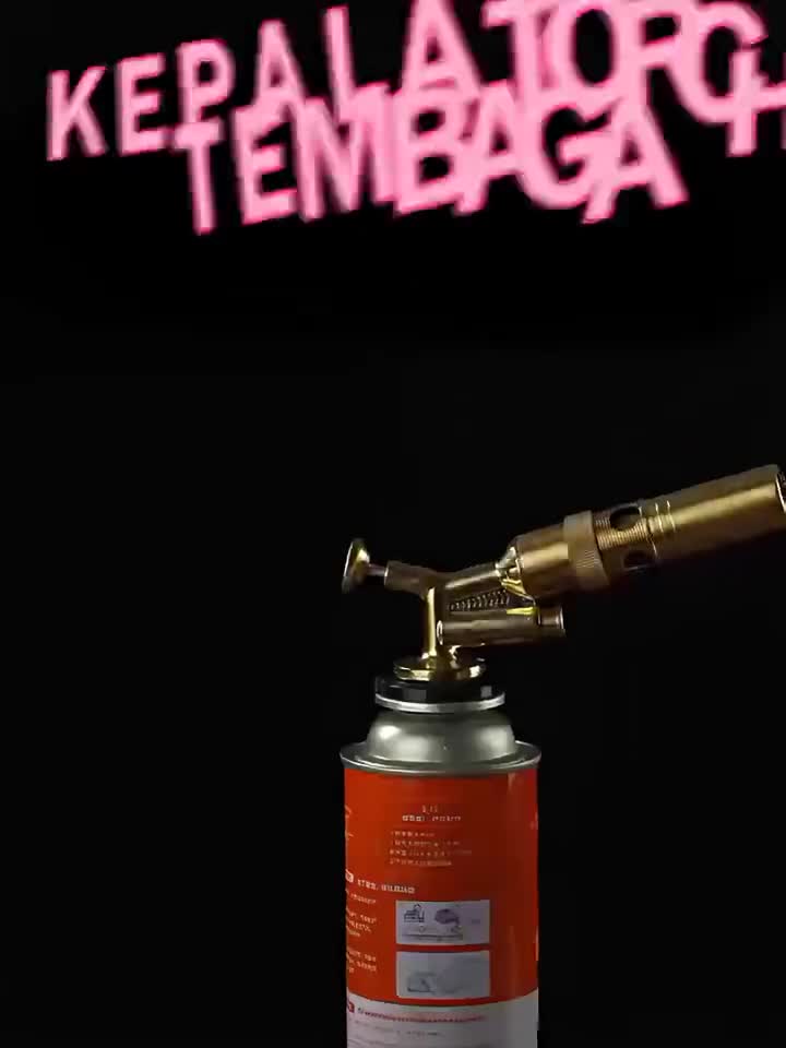 【COD】Burner Las Portabel 2 Kepala - Peralatan Pemanas Berbahan Kuningan untuk Reparasi & Konstruksi