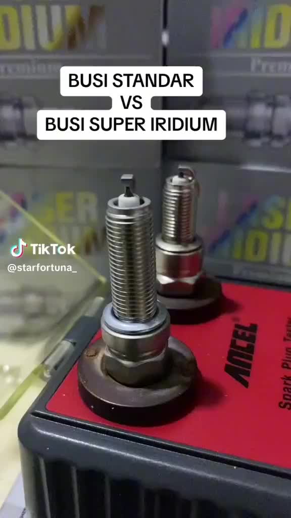 BUSI SUPER IRIDIUM CPR6EA9 VIXION,JUPITER-MX,VARIO, BEAT,R15,CBR150,SATRIA-FU, SUPRAX125,NMAX,AEROX, SCOOPY,VERZA,KARISMA.
