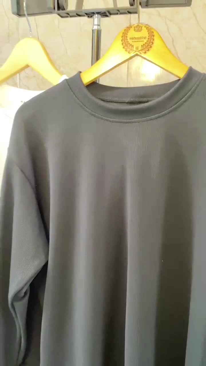 Mafaza - Farra Top Knit Button - Inner Manset Lengan Panjang -  Baju Manset Atasan Wanita - Blouse Rib Oversize High Quality - Blouse Jumbo Sweater - Fashion Korea Style - Lengan Panjang Variasi Kancing - Inner Button Jumbo LD 140cm Top Knitwear