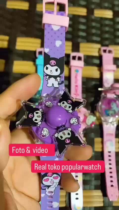 TERBARU!! Jam tangan anak digital bisa SPINNER dan ada MUSIC MELODY & LAMPU warna warni