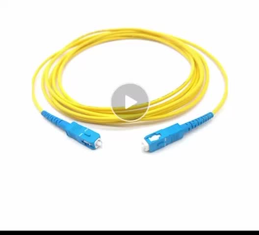 Patch Cord SC UPC Simplex Kabel Fiber Optik Single Core 1 2 3 5 Meter