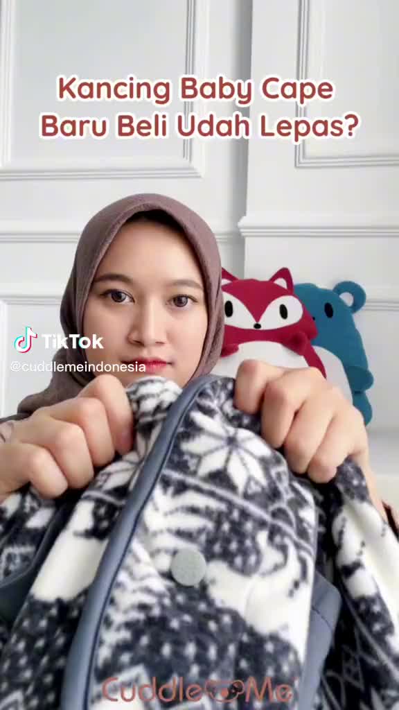 Cuddle Me Jaket Selimut Bayi Karakter Topi Newborn Lucu Kado Lahiran Anak Perempuan dan Laki Laki  Lengan Baby Bahan Kancing