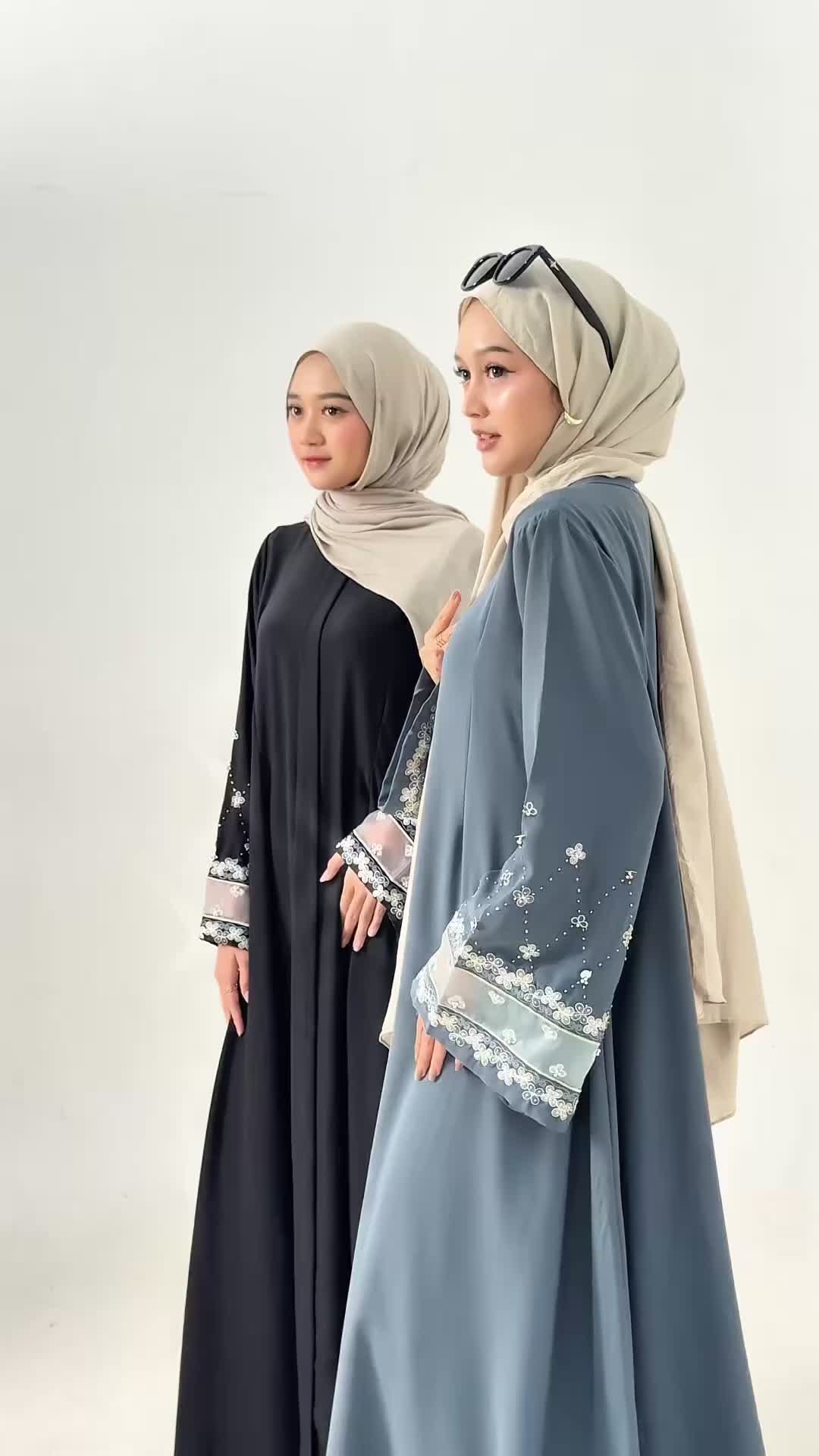 [myza] MADEENA LUXURY ABAYA | Abaya Haji & Umroh | Abaya Bahan Hokkaido Premium | Gamis Lebaran Muslim Wanita Dress