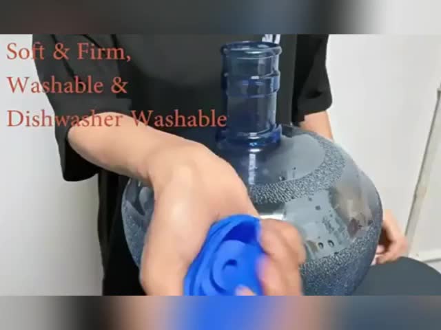 Tutup Botol Galon Silikon / Reusable Silicone Water Gallon Bottle Cap / Tutup Galon Air Dispenser Silikon