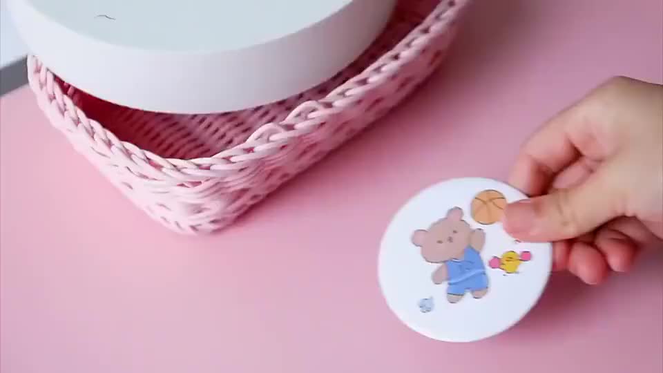 CERMIN BULAT MINI TRAVELING CUTE PORTABLE POCKET MIRROR KACA MAKE UP
