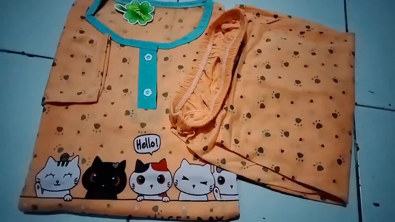 Baju Tidur Dewasa PP bahan kaos LD 100cm