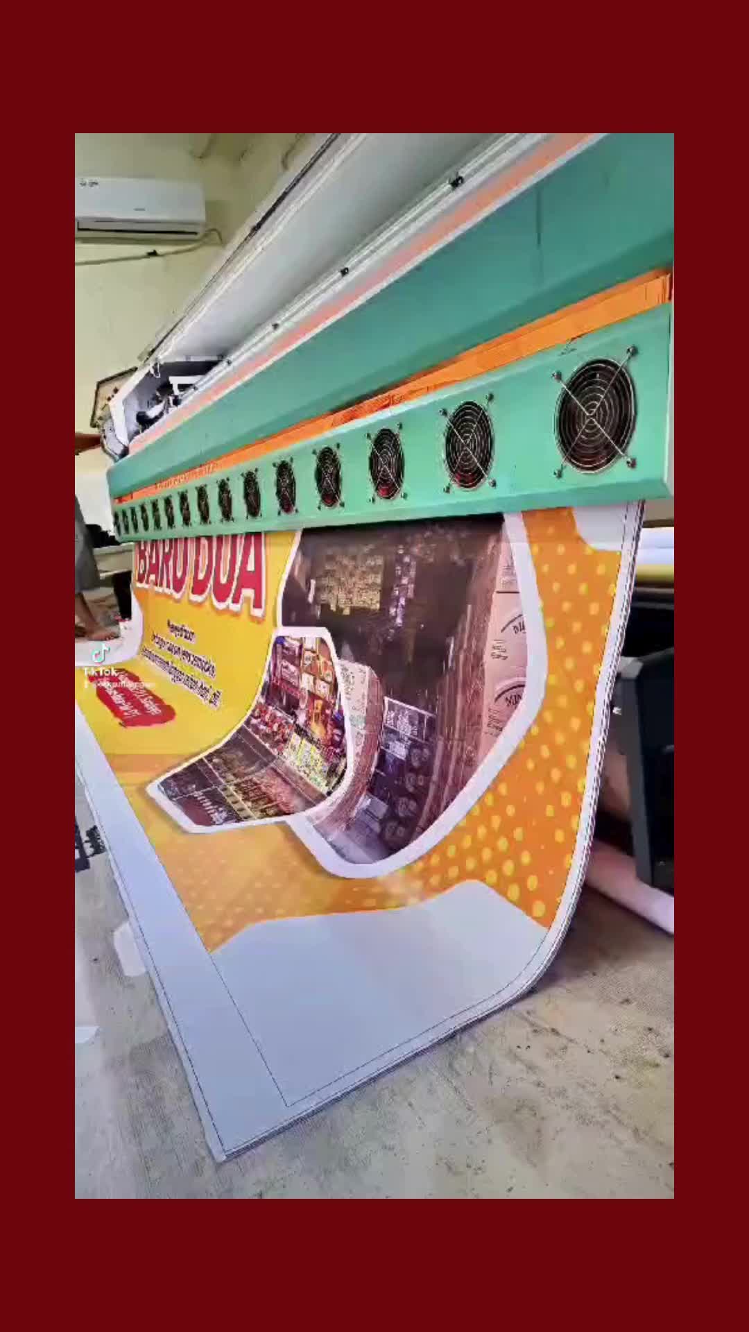SPANDUK JUALAN MINUMAN  | BANNER JUALAN ES CEMIL