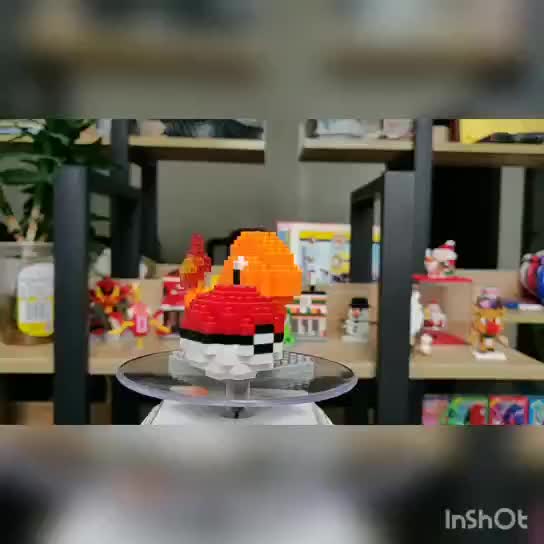 Nano Block Mini Pikachu DIY Balok Susun Pokemon Mainan Bricks Education Nano 3D Blok Building Kartun
