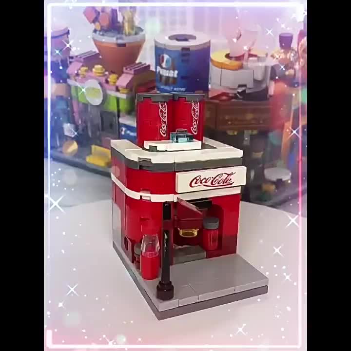 Mainan Anak Perempuan Brick City Street View 3D Puzzle Susun Edukasi Mainan Hadiah untuk anak-anak