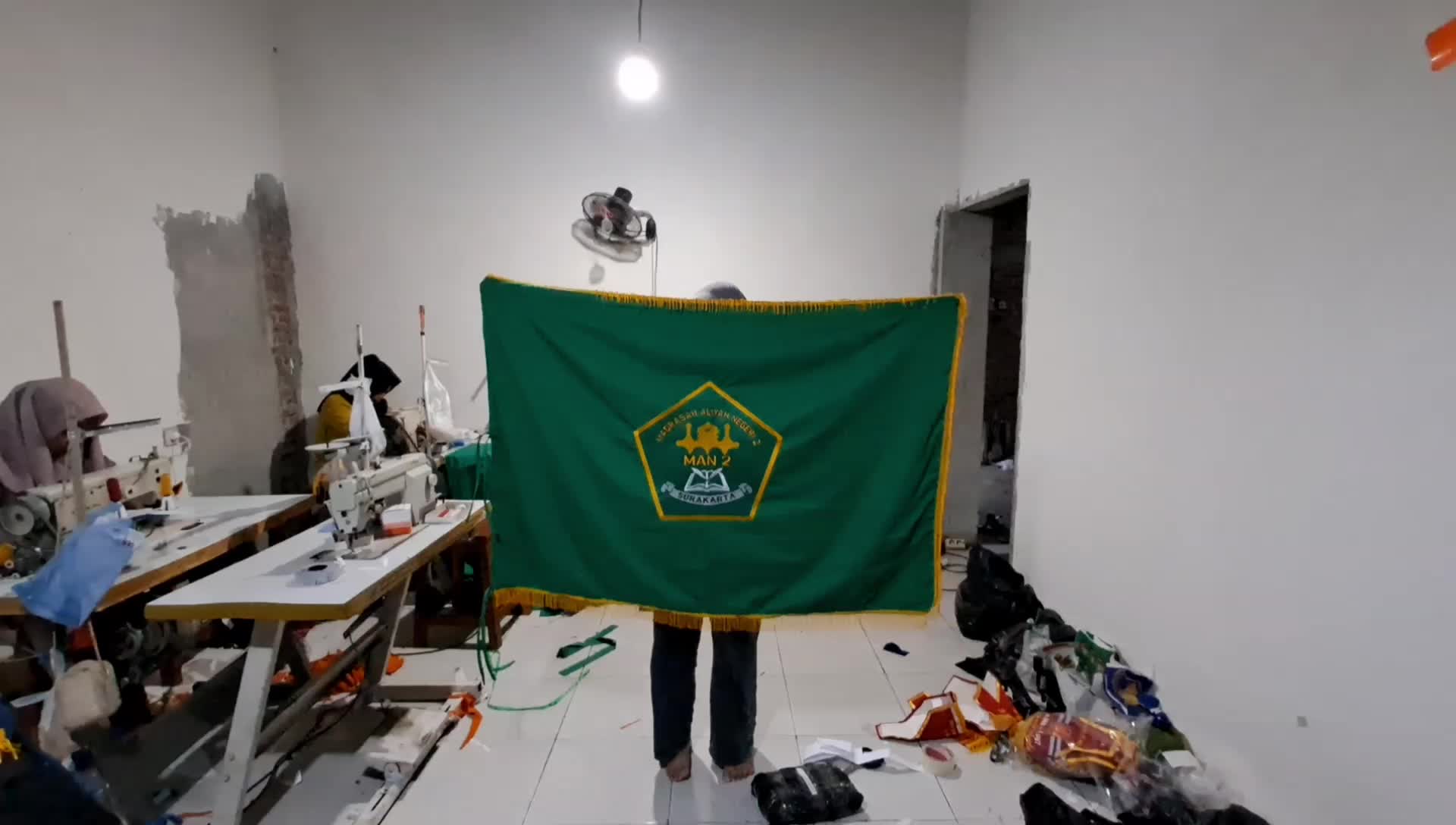 BENDERA BORDIR,PATAKA BORDIR,BENDERA ORGANISASI,BENDERA BEM,BENDERA OSIS,BENDERA PRAMUKA