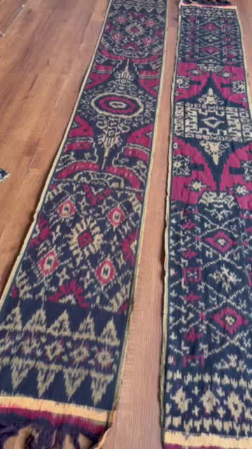 Slendang blangket alusan motif gringsing