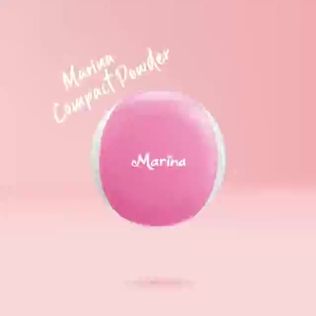 Bedak Padat Marina Compact Powder 12g (Bedak Marina Padat) - Perlindungan SPF & FPM 15 Loose Wajah