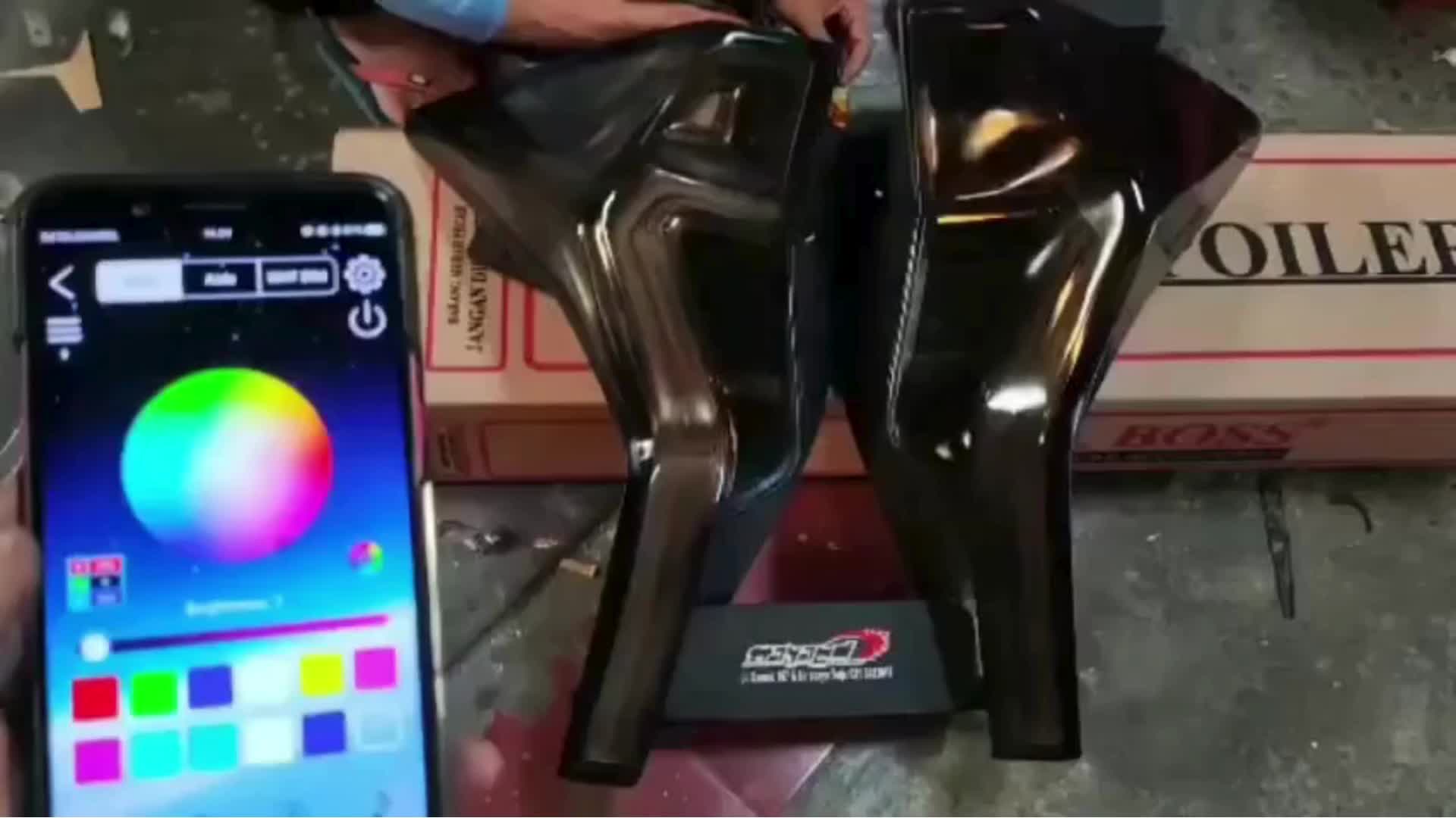Stoplamp All New Pajero 2018 Custom Full RGB Matrix Padllepop Running Mika Smoke Remote Aplikasi