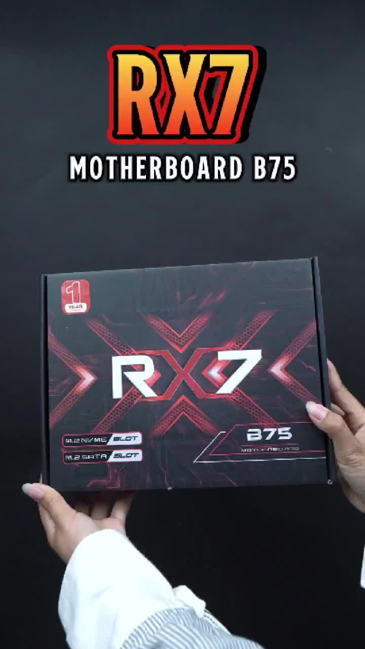Motherboard RX7 B75 / H61 PLUS LGA 1155 DDR3 B75 Mainboard SUPPORT NVM