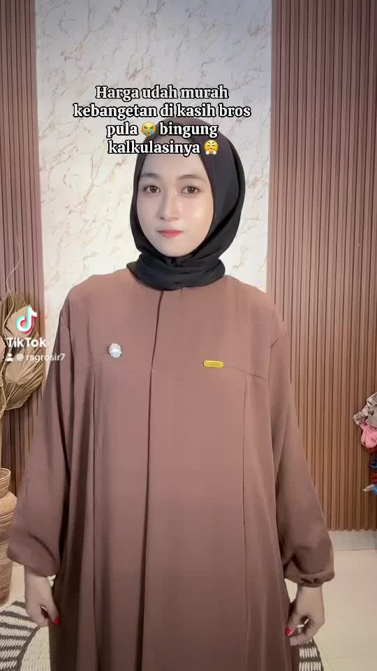 [PAYDAY SALE-10.10] GAMIS ABAYA ELSIRA Bahan  Crinkle Airflow- ( ada 2 pilihan GAMIS SAJA/GAMIS+HIJAB+BROSS ) Baju Muslim Wanita