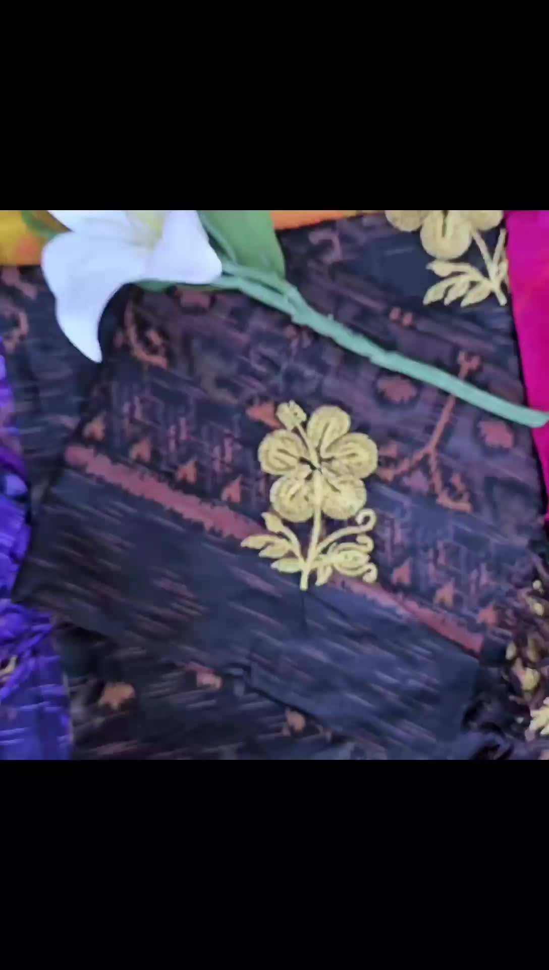 Kamen Katun lembaran Sugeng Wanita Setelan kebaya kamben set selendang bali Panjang Songket Motif