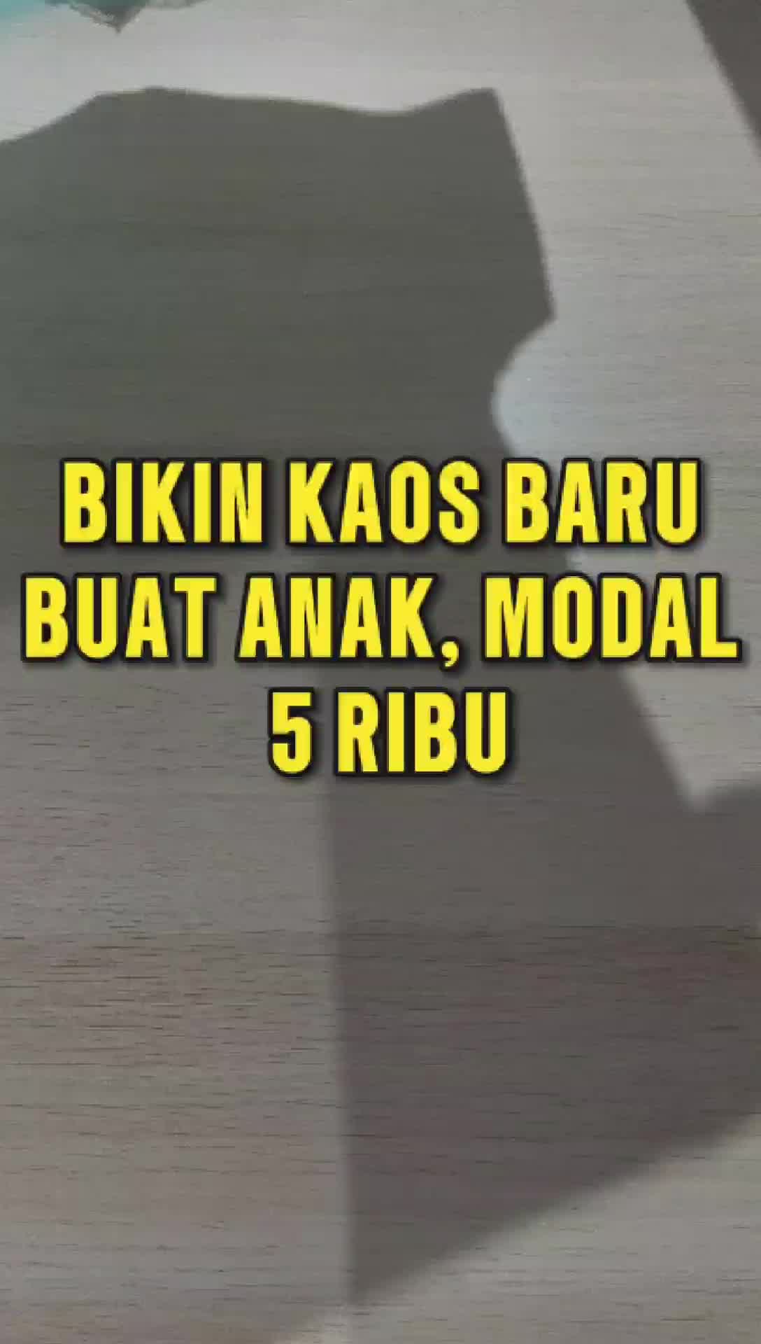100rb dapat 2 Kaos Anak + (Free Mainan Dino) Kaos Lebaran Kaos Anak Sablon Setrika motif kucing oren garfi