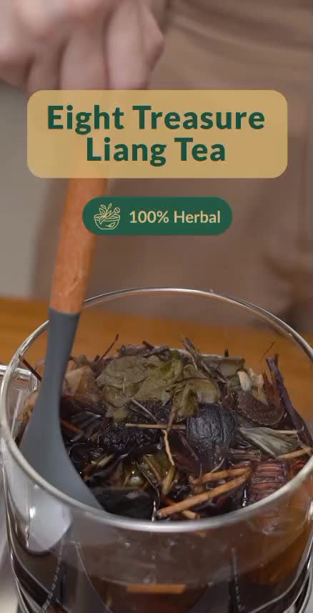 Eight Treasure Liang Tea with Luo Han Guo - Minuman Untuk Panas Dalam