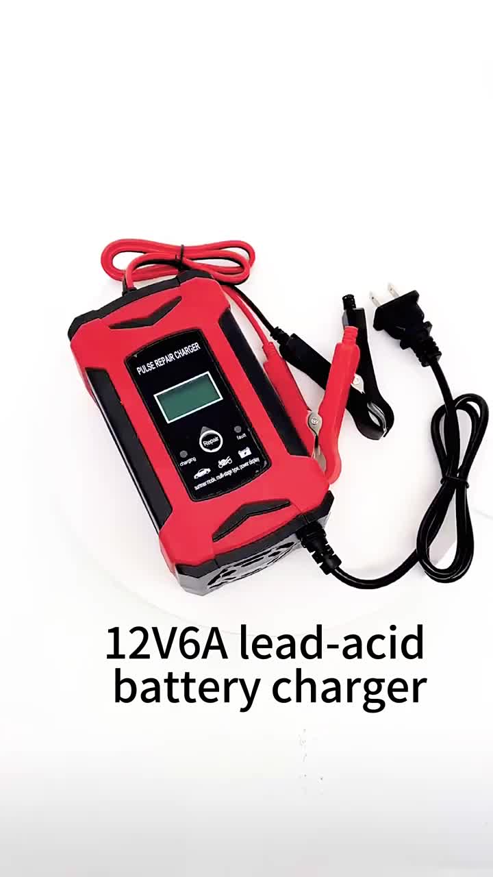 Charger Aki Mobil Motor Carger Kendaraan Multifungsi UD20 Venus Intelligent Battery 12V 6A Car