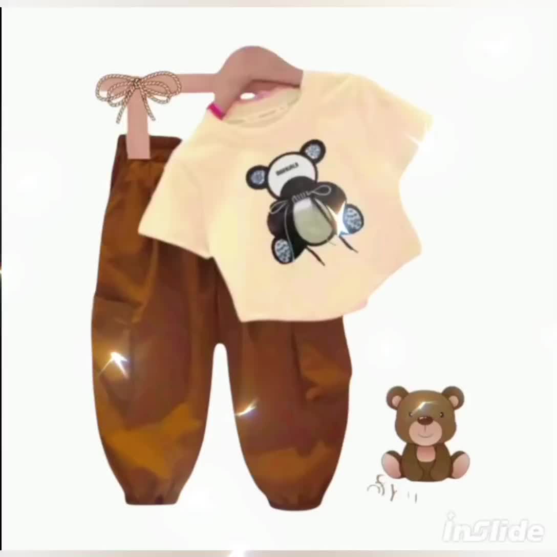 One Set Baju Anak Cewek Cantik Motif Karakter Usia 1-12 Tahun / Pakaian Anak Perempuan Terbaru