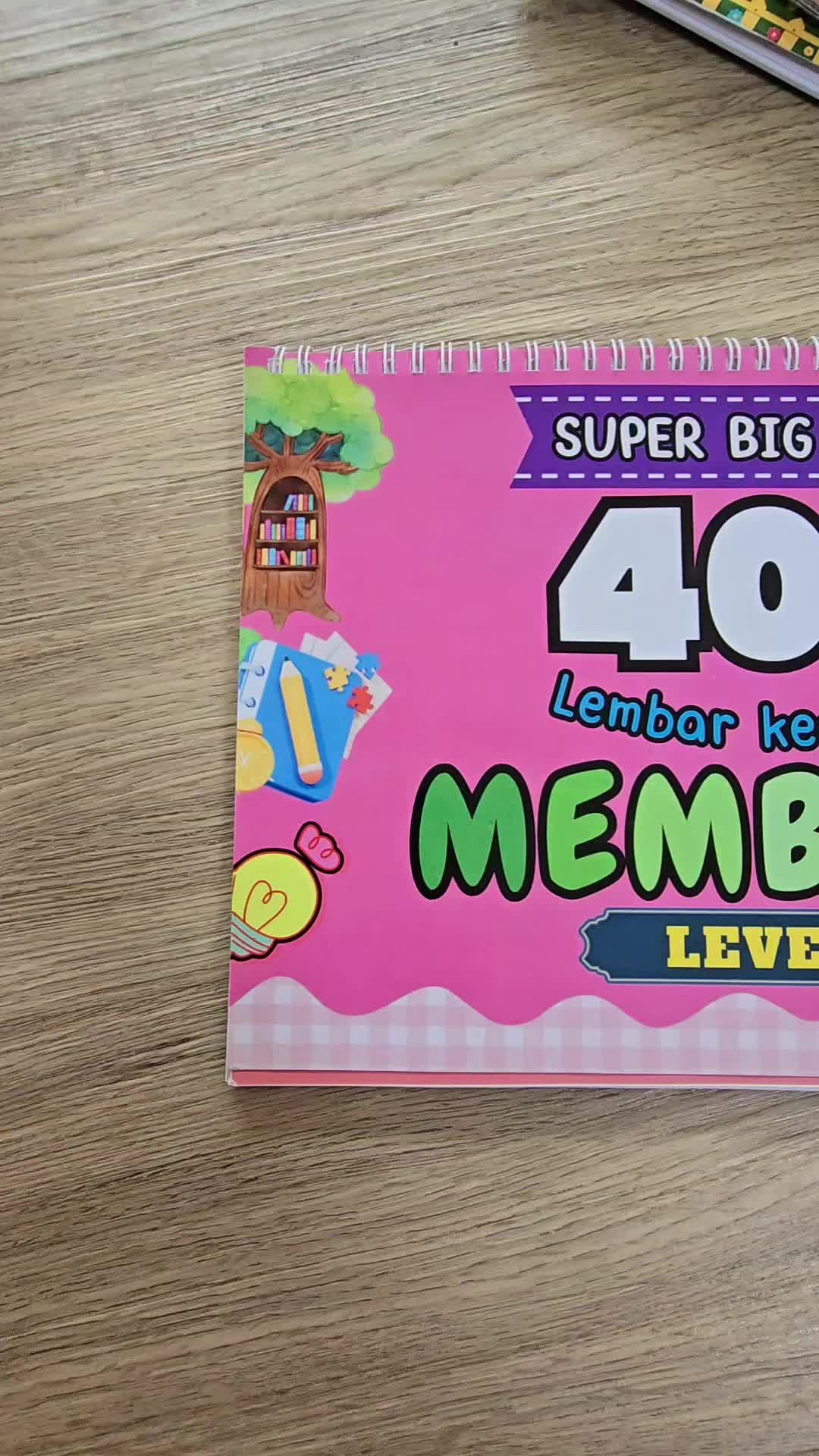 PubliSAY Buku Belajar Berlatih Membaca Anak Super Big Book 400 Membaca Level 1 TK PAUD Usia 3 4 5 Tahun