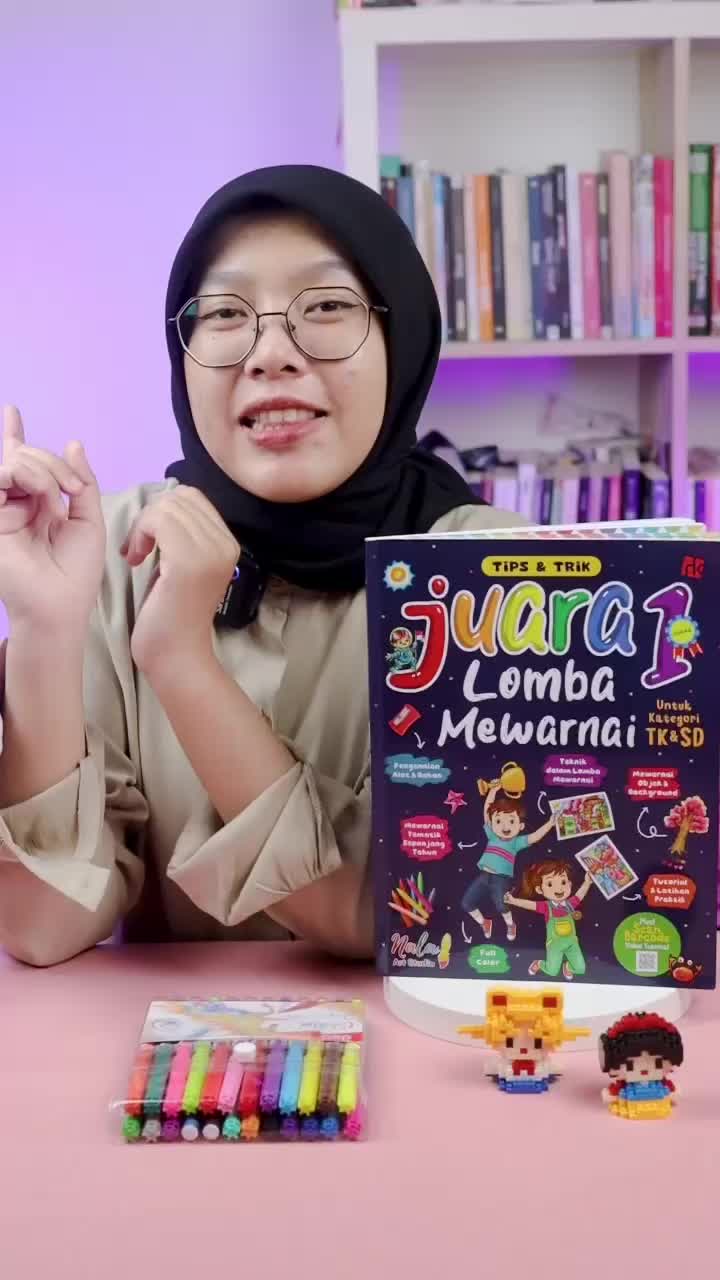 READY STOCK Buku Anak - Tips & Trik Juara 1 Lomba Mewarnai - Nala Art Studio - Ruang Kata - Bukukaluku Jakarta