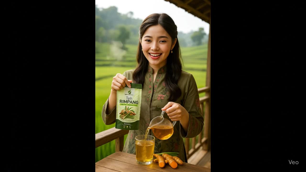 Teh Rimpang Jahe, Sereh, Kunyit & Lengkuas Isi 10 Tea Bag Instan