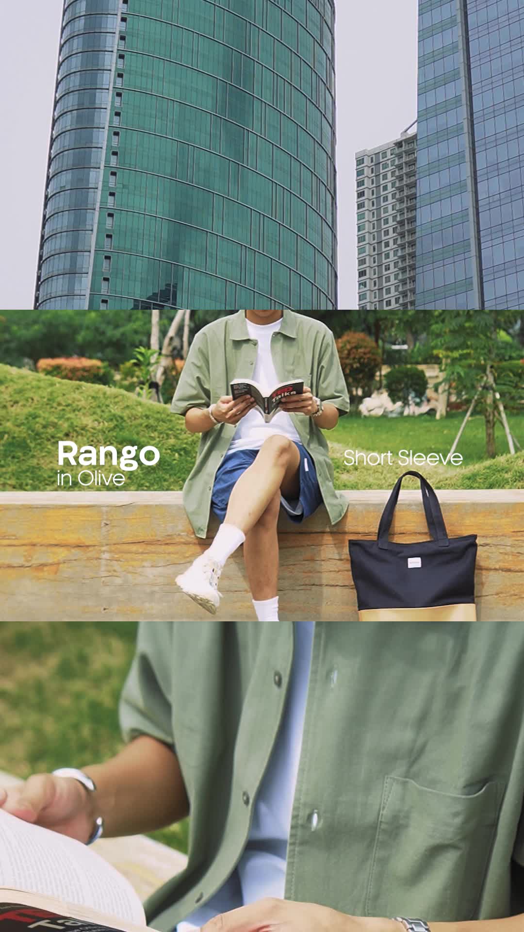 Enso Rango Short Kemeja Tangan Pendek Relax Fit Pria